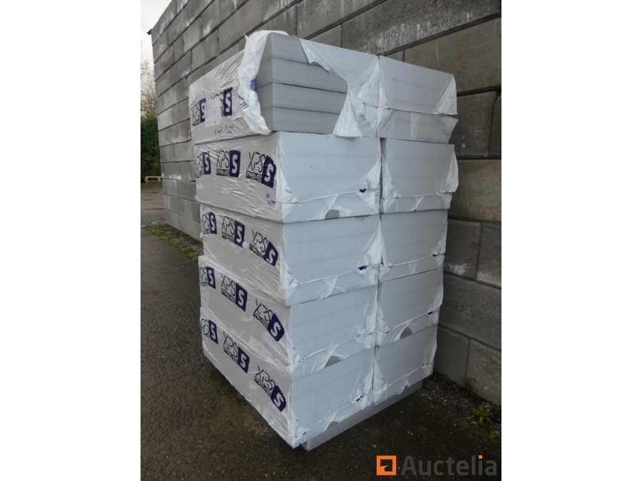 10 packs of XPS 10 cm insulating panels Symthos Prime S 30 IR Constr