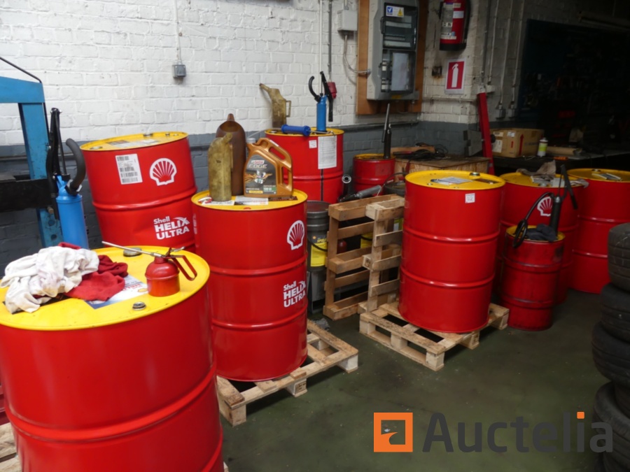 shell oil drum