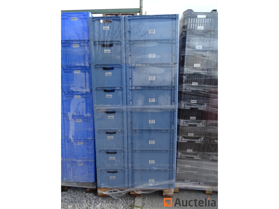 20 Plastic storage Bins (closed walls + open handles) Handling & Sto