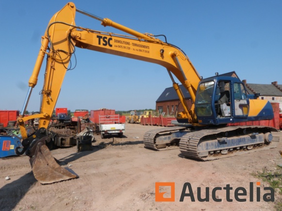Miniature Pelle Excavatrice Hyundai ROBEX 290 LC-3 - 1/50 Kingstar Toy (Occasion)