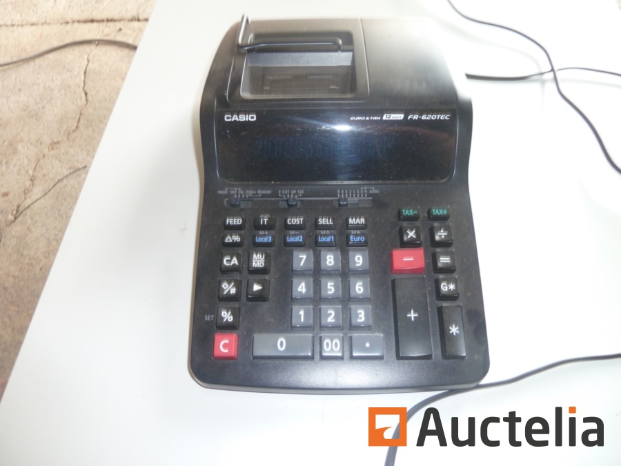 Dr 120tm casio discount calculator