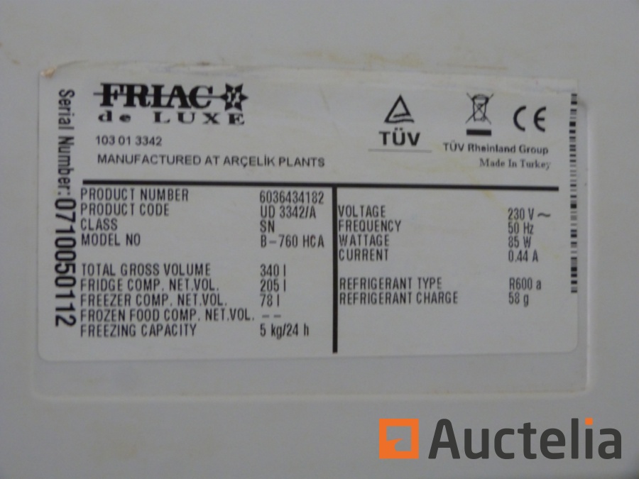 Frigorífico Telefac CO33XDL - 360 Litros, 55cm - ComproFacil