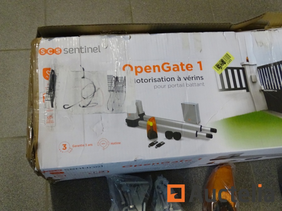 Dual swing gate motorization with actuators SCS SENTINEL Opengate 1