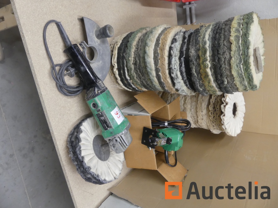 Edge cutter Hitachi TR6, polisher Hitachi SAT180 Woodworking Hand