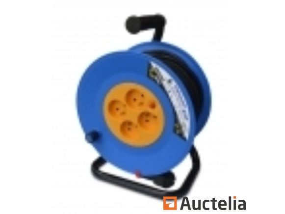 Electric Hose reel 4 sockets 25M - 3g1.5 - HO5 - Construction - Others 