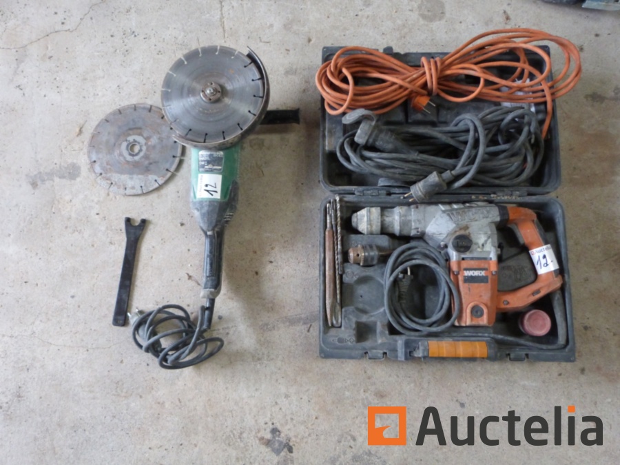 Grinder Hitachi G 23SW Worx WX 333 demolition hammer hammer