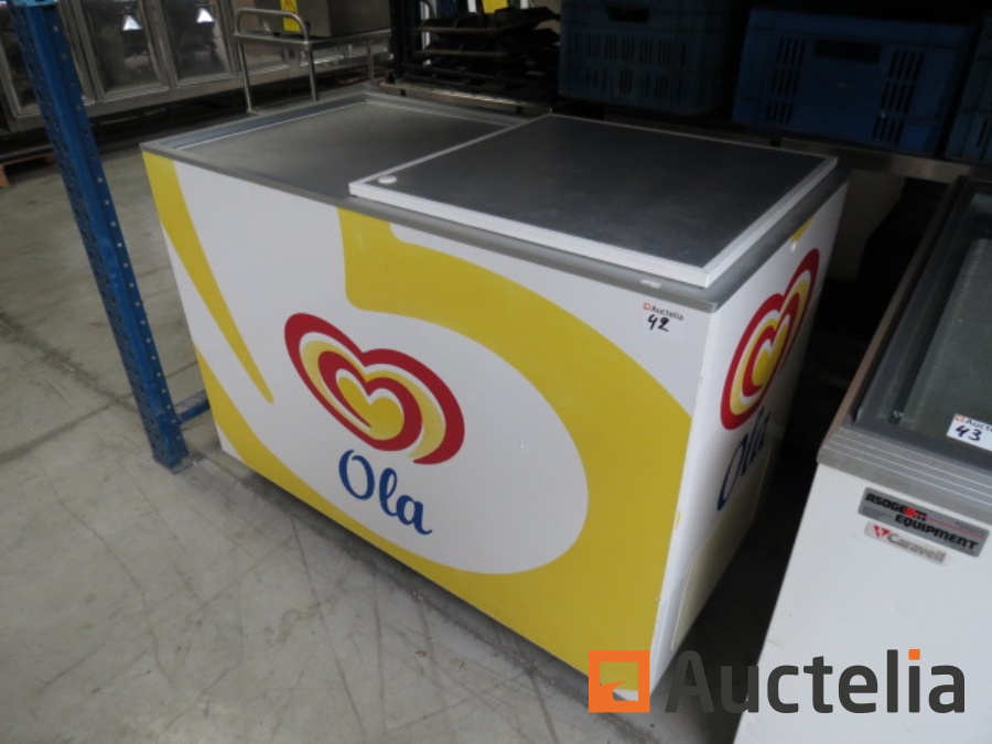 Ice cream freezer with sliding doors AHT OLA Food processing machine