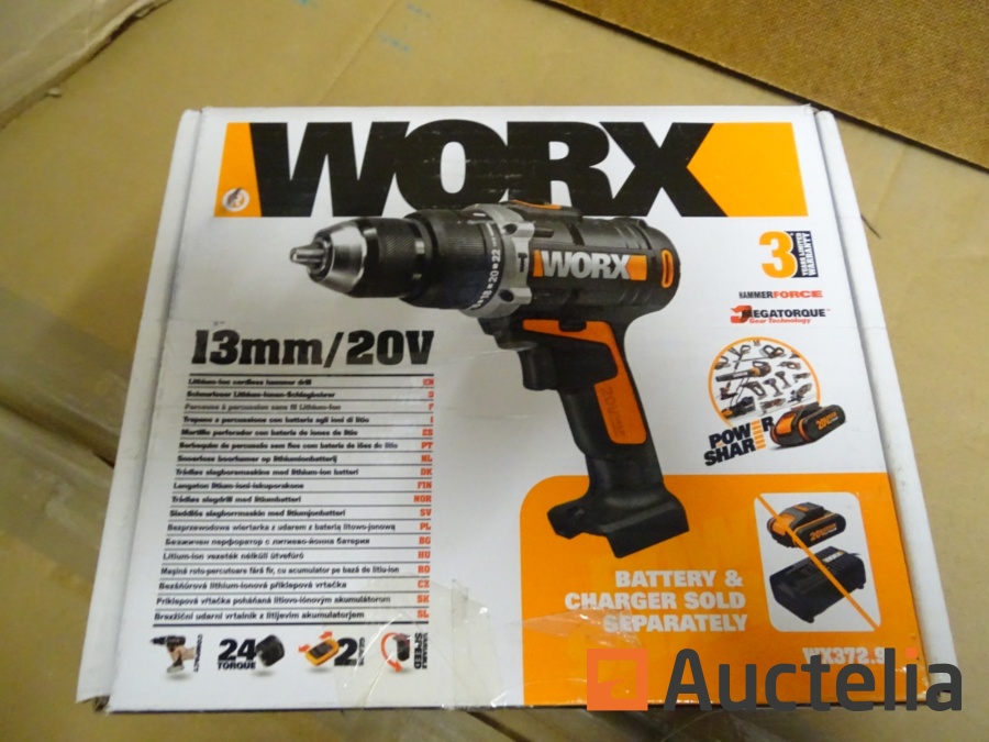 Impact drill cordless Lithium Ion Worx Woodworking Wood