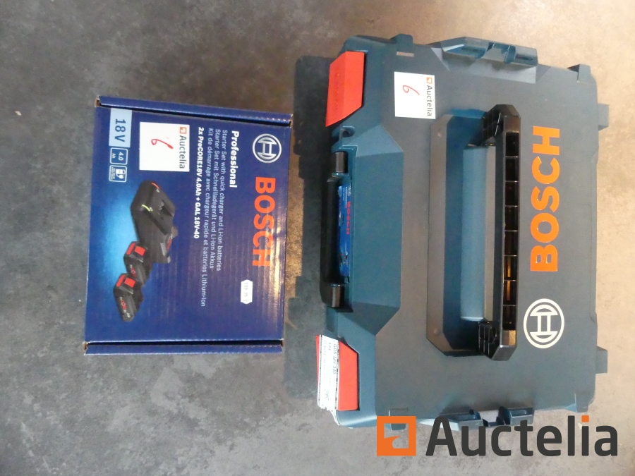 Set 2 batteries ProCORE18V 4.0Ah + Chargeur GAL 18V-40 Bosch