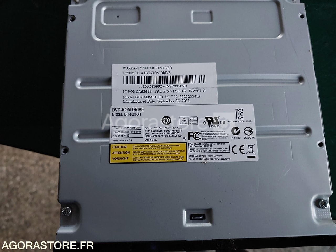 INTERNAL DVD-ROM DRIVE used at auction - Agorastore