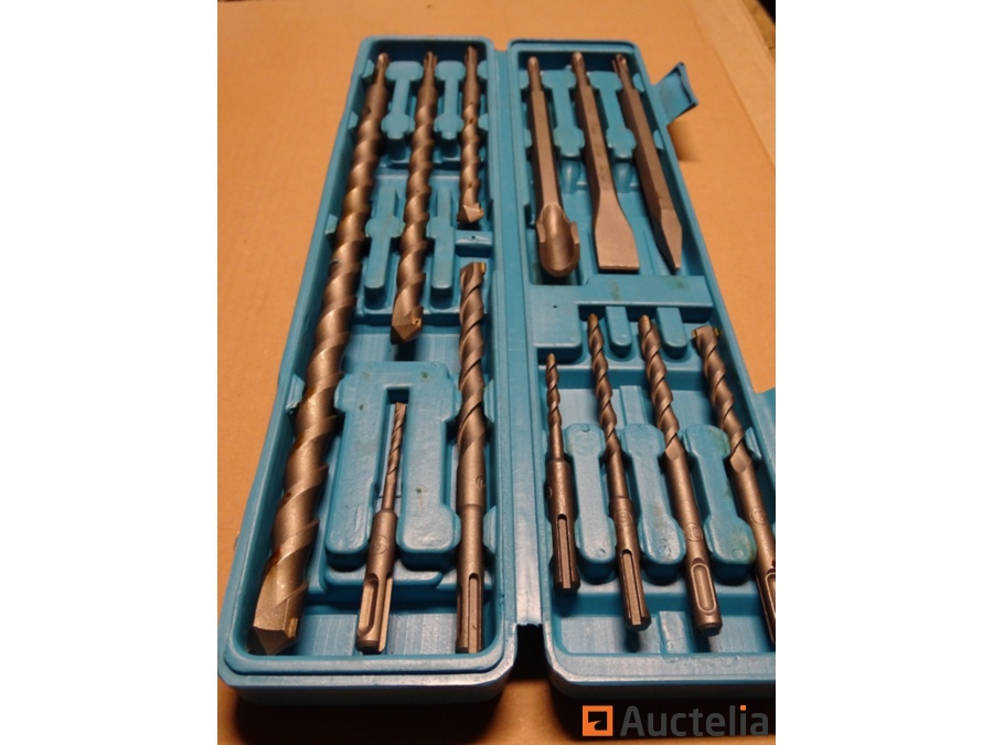 Kit drill bit and chisel Kinzo SDS Hand tools Wicks