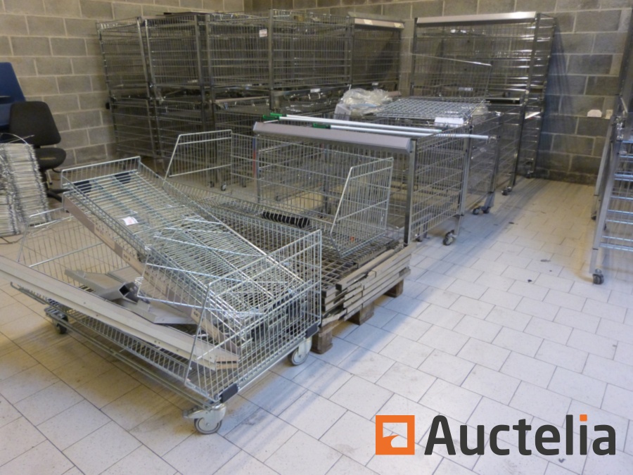 Mesh bins on wheels Transport