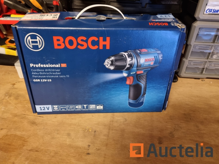 Bosch Professional GSR 12V-15, 2 batteries Perceuse-visseuse