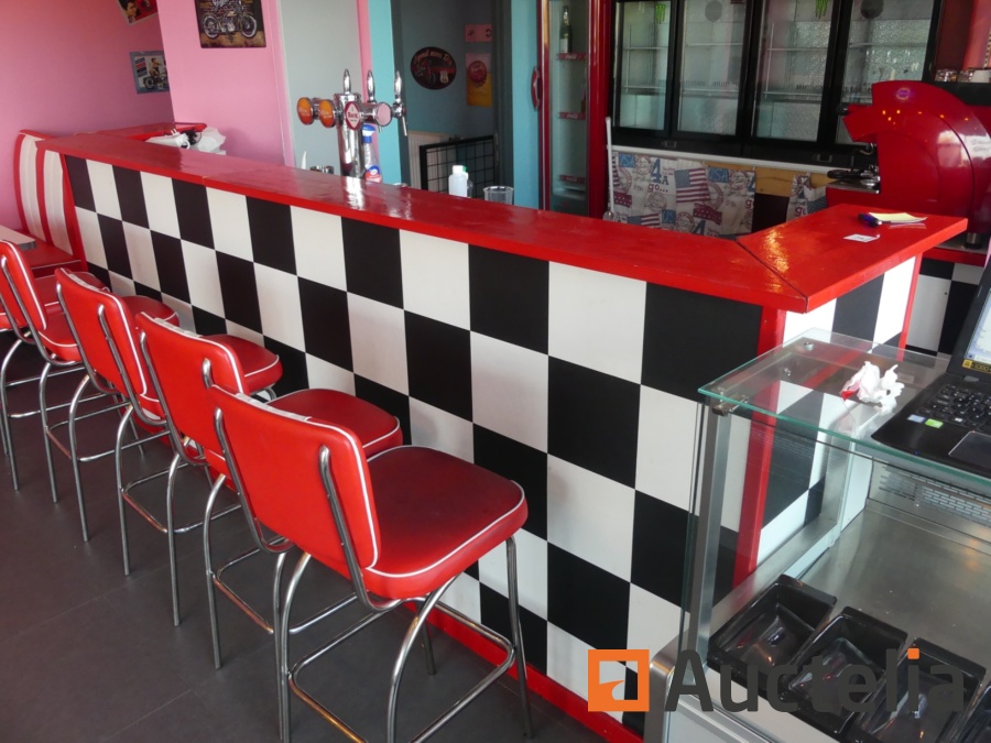 Removable Bar and furniture on wheels Horeca