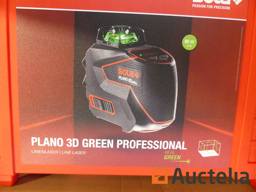 Nivel láser de líneas Plano 3D Green Professional Sola