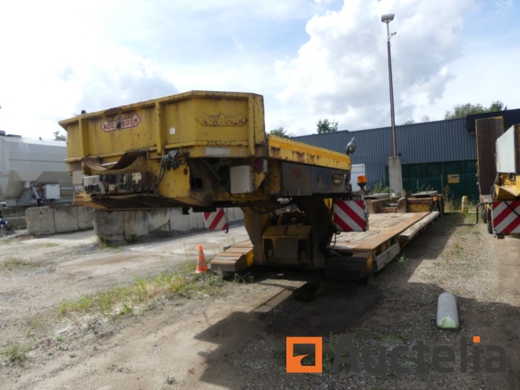 Semi trailer Noteboom Euro-48-03 machine carrier used at auction - Auctelia