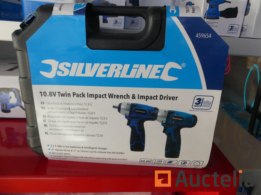 Silverline 1500W SDS Plus Drill Impact wrench on battery