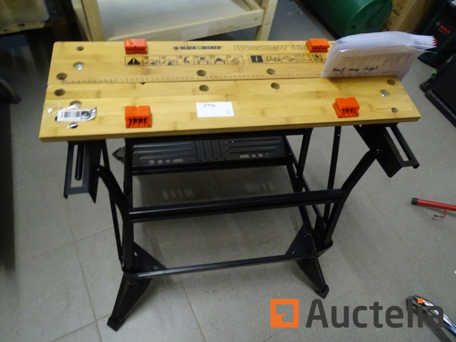 Small workbench Black Decker Wormate 626 Workbench auctelia