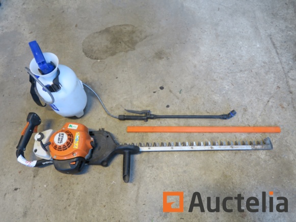 Stihl HS 86 R Hedge trimmer Alta sprayer 5 L Garden equipment auctelia