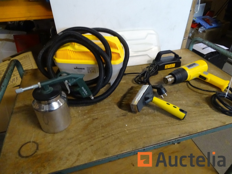 WAGNER SteamForce Plus Wallpaper, Heat gun MANNESMANN, painting METABO