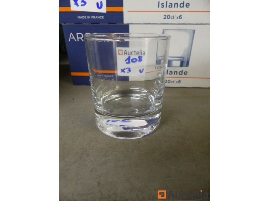Lot De 12 Verres à Liqueur Arcoroc Islande 5,5 Cl Avec Anse – Verres à Digestif, Shots Ou Expresso, Qualité Professionnelle Transparents