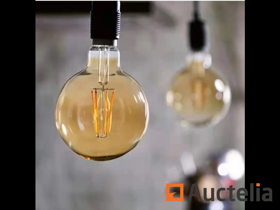 AMPOULE LED DROIT DIMMABLE AMBRE G95