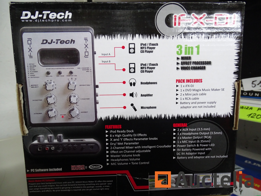 Accessoire mini table de mixage pour IPOD TECH IFX- DJ