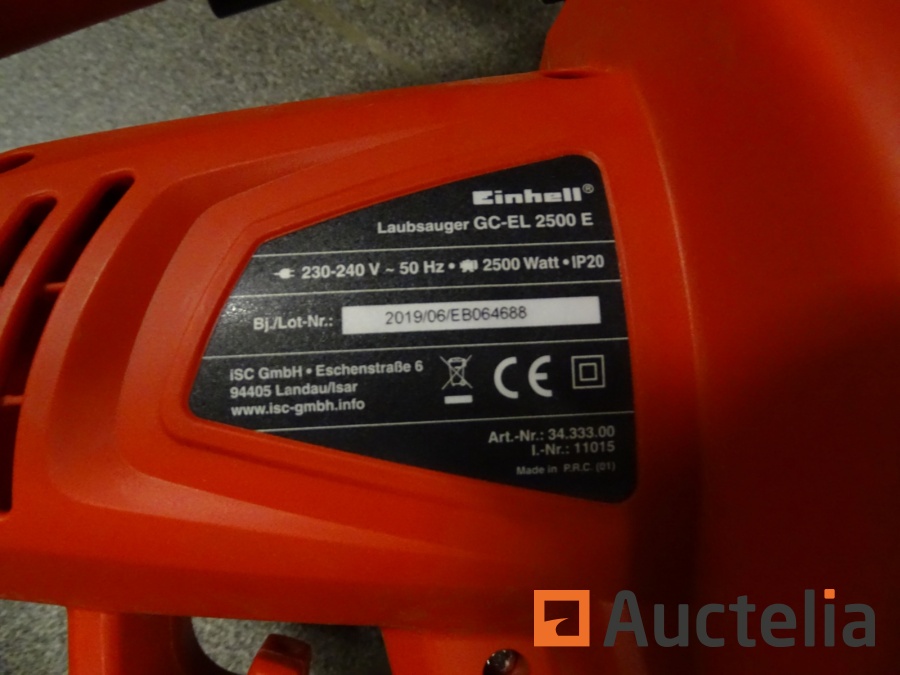 Einhell Aspirateur-Souffleur électrique GC-EL 2500 E (2500 W, Sac