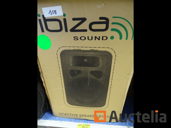 Enceinte sono active IBIZA X-TM15AMP - Installation sonore