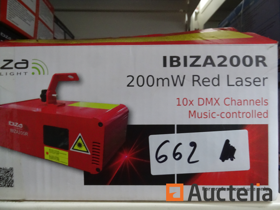 Jeu de lumière - laser rouge IBIZA LIGHT IBIZA200R - Installation