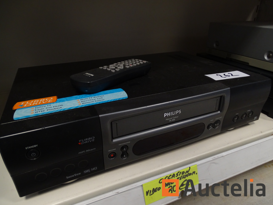 Lecteur VHS PHILIPS VR800/16 - Commerces - Installation sonore 