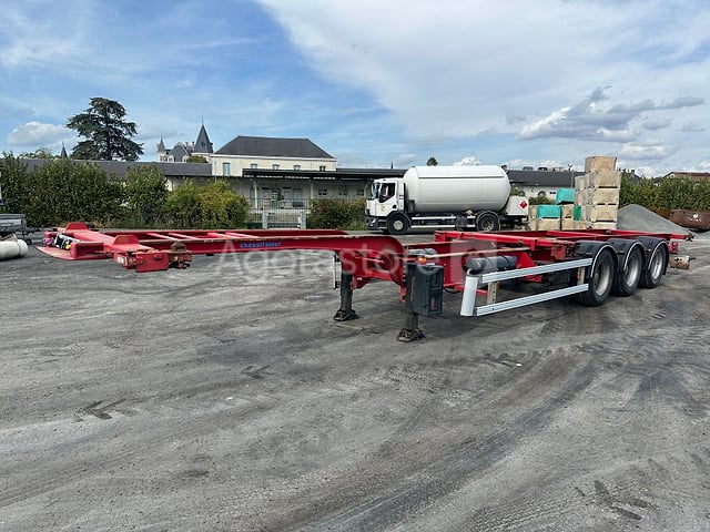 Remorques et semi-remorques - ASCA - Porte container chariot coulissant