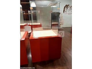2 Vitrines cubiques à tiroirs - Musée d'Agen