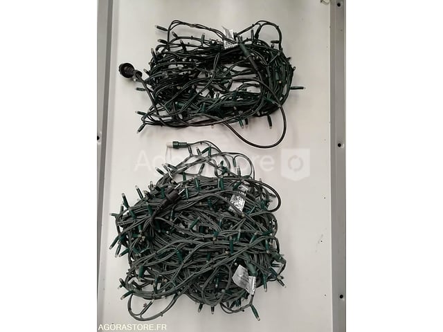 Guirlandes de Noël d'extérieur raccordables = 3 x 20 m