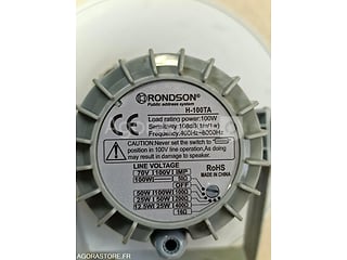 HAUT-PARLEUR A CHAMBRE DE COMPRESSION LOT N°2 (photo 4)
