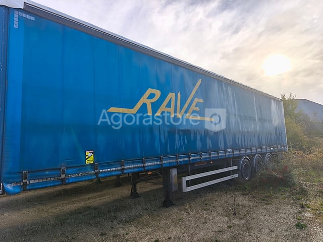 Semi-remorque - Fruehauf - Bâchée - 2012