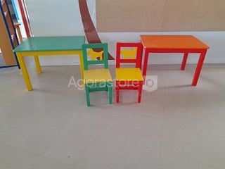 2 ensembles tables et chaises enfants motif animal