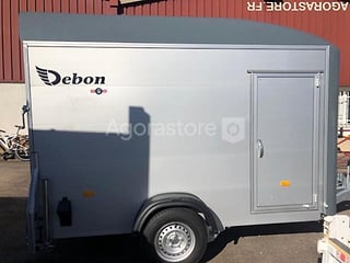 REMORQUE FOURGON DEBON ROADSTER 400 EDITION 30 ANS ALUMINIUM GRIS FER