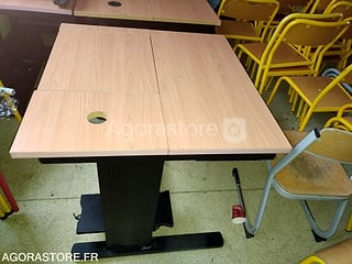 5 Tables informatique individuelle / 18 en stock si besoin lot