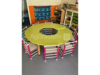 TABLES DEMI-CERCLE (photo 2)