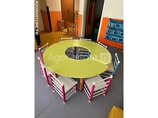 TABLES DEMI-CERCLE (photo 4)