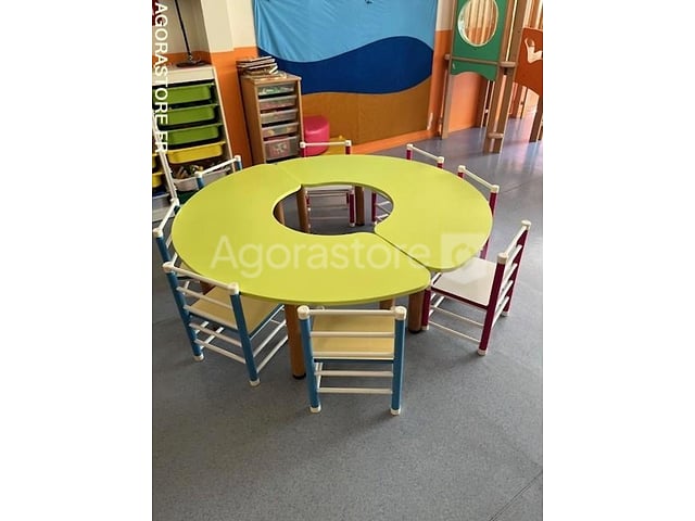 TABLES DEMI-CERCLE