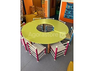 TABLES DEMI-CERCLE (photo 3)