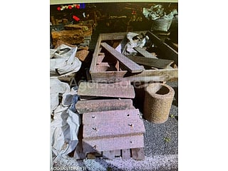 Bordures berlingot granit, Lot de cinq