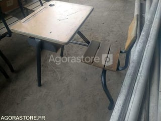 Lot de tables écoliers (photo 2)