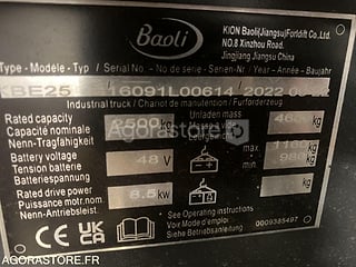 Manutention - Levage - BAOLI - KBE25N (photo 6)
