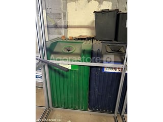Lot 3 poubelles conteneur de tri