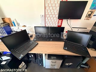 Lot 10 PC portable LenovoThinkPad L510 d'occasion aux enchères - Agorastore