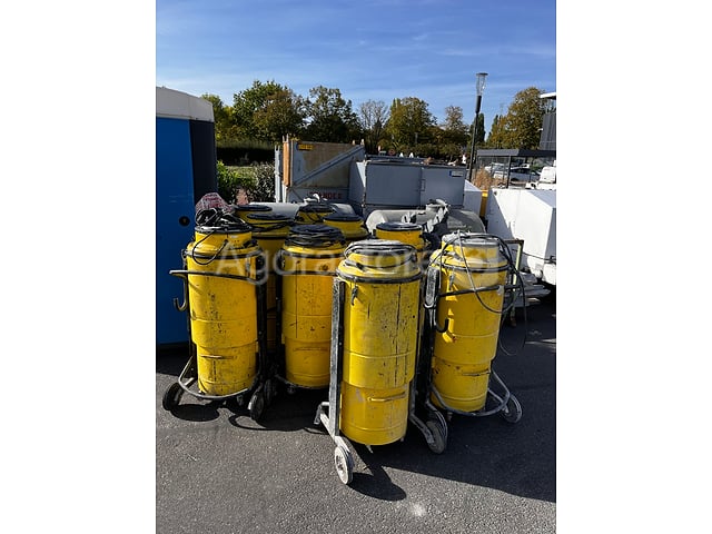 Lot de 9 aspirateurs professionnels RDV M450S – 3 moteurs
