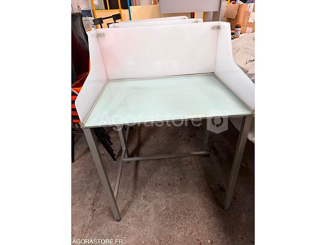 Petit bureau en verre